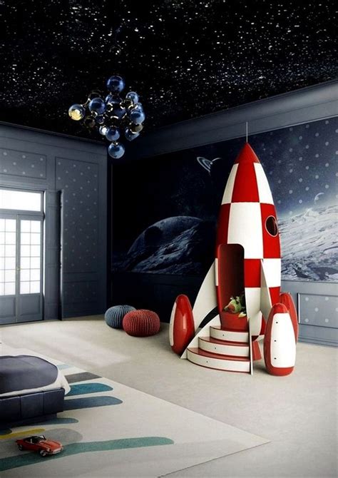 36 Inspiring Outer Space Bedroom Decor Ideas - MAGZHOUSE