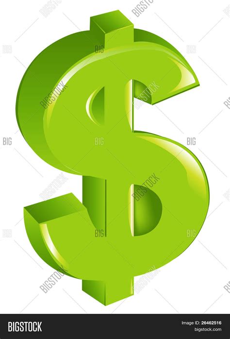 Green Dollar Sign, Vector & Photo (Free Trial) | Bigstock