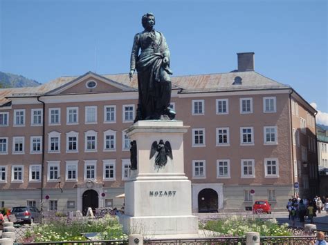 Statue of Mozart in Salzburg, Austria wallpapers and images - wallpapers, pictures, photos