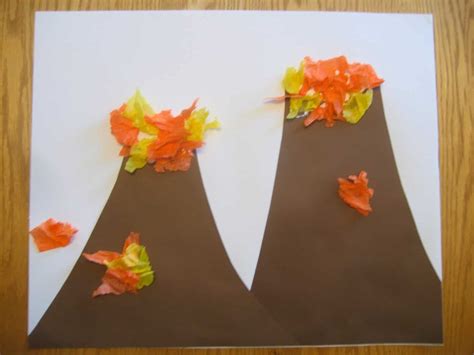 Volcano Art and Science Experiment - Toddler Approved