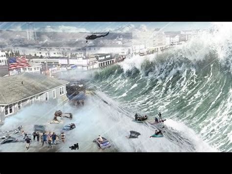 Just minutes ago! Rogue waves Hit Hampton Beach, New hampshire, USA ...