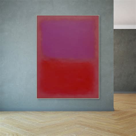 Acrylic Painting Abstract Expressionism Mark Rothko Color Field SALE - Etsy