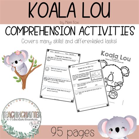 Mash > Animals > Koala Lou Literacy Activities