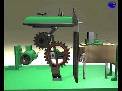 Quick Return Mechanism (3D Animation) - YouTube Mechanical Design, 3d Animation, Return, Youtube ...