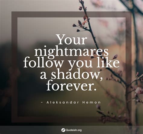 35+ Nightmares Quotes - QUOTEISH