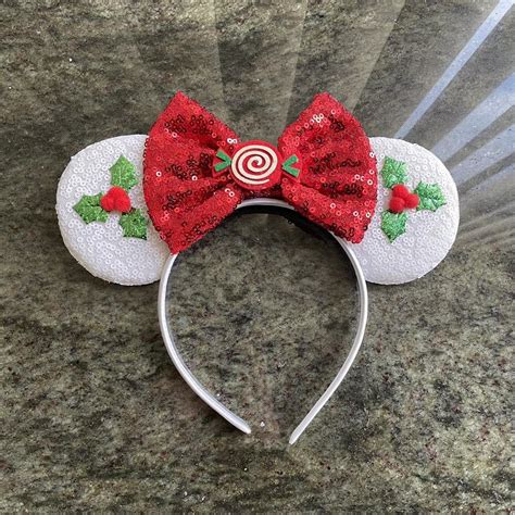 Xmas/Holiday Mickey Mouse ears - BUY ALL THREE AND... - Depop