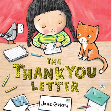 The Thank You Letter by Jane Cabrera | Pangobooks