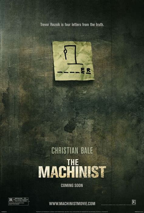 The Machinist Movie Poster (#2 of 5) - IMP Awards