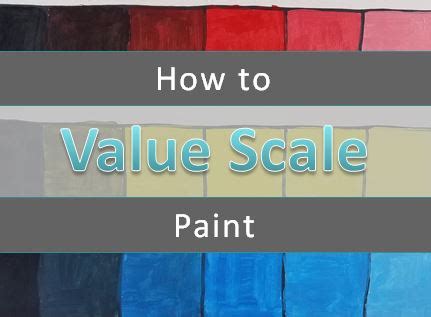 How to Paint a Color Value Scale - Art by Ro