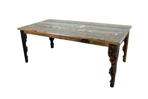 Rustic Dining Furniture Mexicali Distressed Finish Dining Table ...