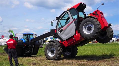 NEW Manitou Telehandler Loader Demonstration 2017 - 129 hp Deutz Engine ...