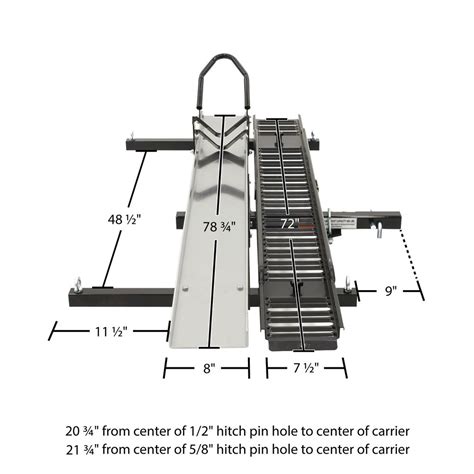 Black Widow Deluxe Steel Motorcycle Carrier - 600 lbs. Capacity | Discount Ramps