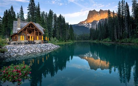 Cabin By The Lake Wallpapers - Wallpaper Cave