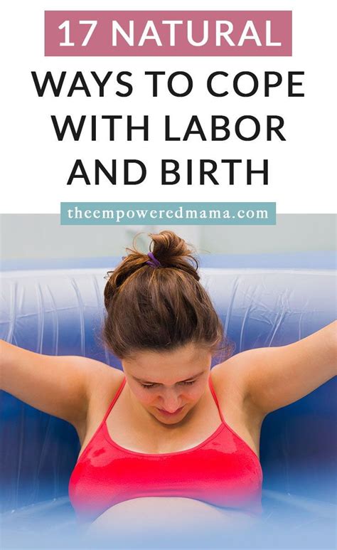 17 Natural Ways to Cope With Labour and Birth | Tips for pregnant women, Birth affirmations, Birth