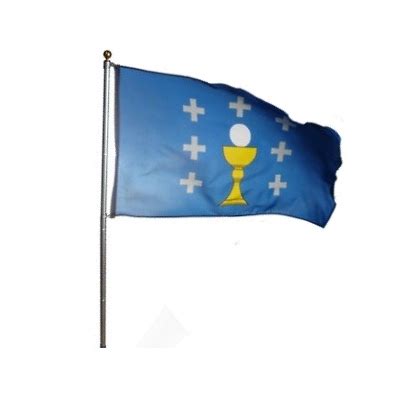 Kingdom of Galicia Flag, Holy Grail (150x90cm / 9x5ft)