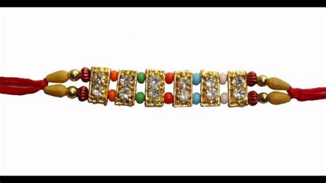 Bracelet Rakhi @ http://www.rakhigiftsideas.net/bracelet-rakhi.html - YouTube