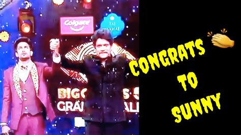 BB5 Winner 🏆Sunny Congratulations 👏 in Telugu Bigboss5 - YouTube