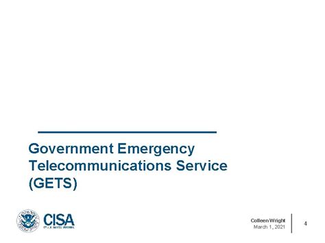 CISA CYBERSECURITY AND INFRASTRUCTURE SECURITY AGENCY EMERGENCY COMMUNICATIONS