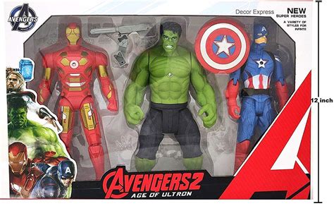 Buy ai 3 in 1 avengers set 12 inch action figures - captain america ...