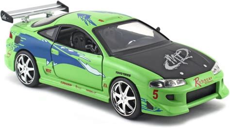 Amazon.com: Fast & Furious 1:24 Brian's Mitsubishi Eclipse Die-cast Car ...