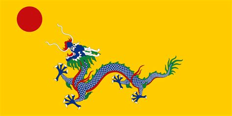 Qing Dynasty flag 1890 - Flag Creator