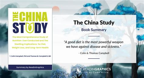 Book Summary - The China Study (Colin & Thomas Campbell)