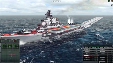 USSR Aircraft Carrier Kiev in Action ! Cold Waters (Epic Mod) Gameplay ...