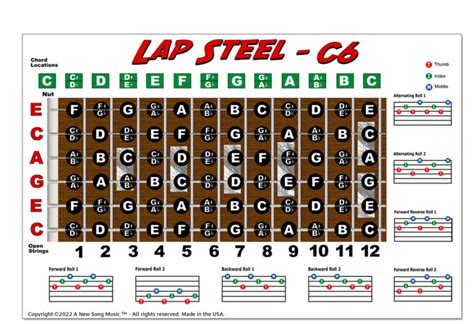 Lap Steel C6 Tuning Chord Chart | ubicaciondepersonas.cdmx.gob.mx