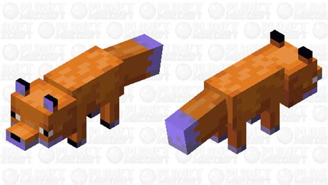 Purple fox Minecraft Mob Skin