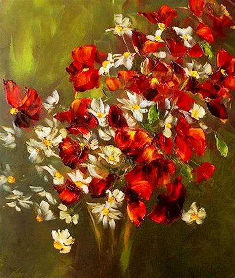 Pinturas & Cuadros: Pintura Moderna al Óleo (Flores) | Цветочное искусство, Краска, Искусство