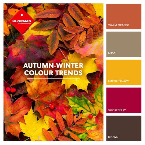 Autumn-winter 2019 colour trends | Klopman