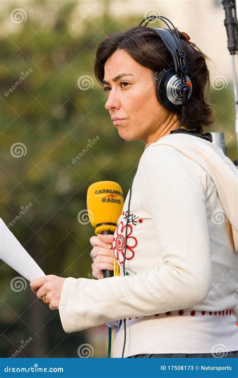 Journalist editorial stock photo. Image of reporter, earphones - 17508173