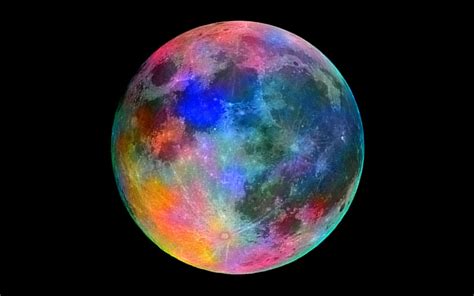 Download Colorful Sci Fi Moon Image