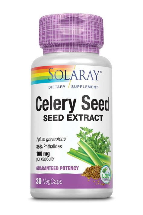 Celery Seed Extract, 100mg, 30ct – Mother's Cupboard Nutrition