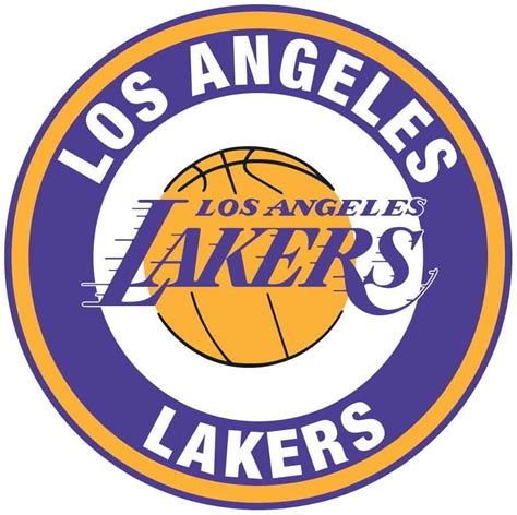 Los Angeles Lakers Circle Logo Vinyl ... Los Angeles Lakers Logo, Nba ...