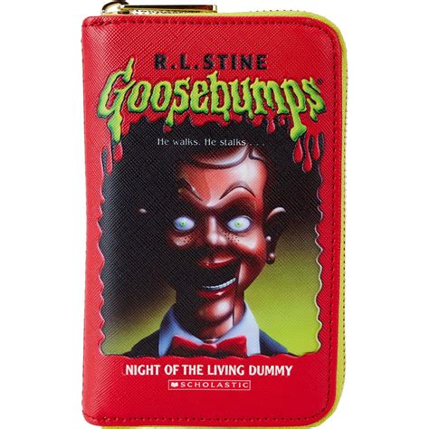 Goosebumps Slappy Book Cover Zip-Around Wallet