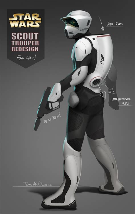 ArtStation - Starwars Scout Trooper Redesign, Tom McDowell