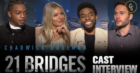 CS Video: Chadwick Boseman & 21 Bridges Cast on the Crime Thriller