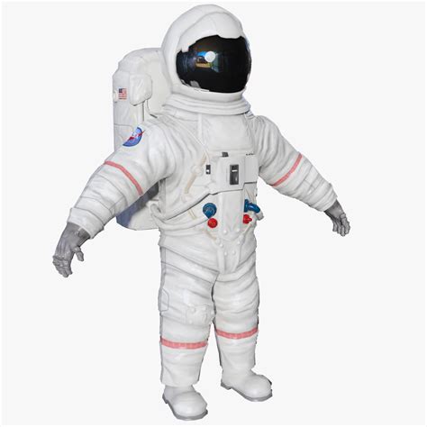 Astronaut v4 Free 3D Model - .obj .stl - Free3D