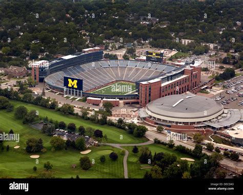 University of Michigan football stadium, Ann Arbor, Michigan Stock ...