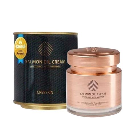 Kem dưỡng da cá hồi Salmon Oil Cream Cre8skin 80g Hàn Quốc