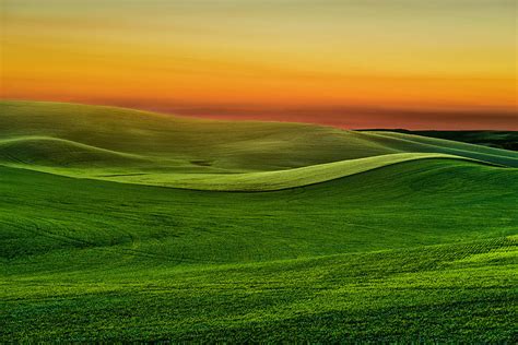 Sunset Near Moscow Idaho-palouse Series Photograph by Larry Gerbrandt - Pixels