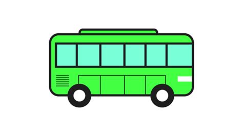 Bus Transportation Clipart Hd PNG, Transportation And Bus Elements, Transportation, Bus, Cartoon ...