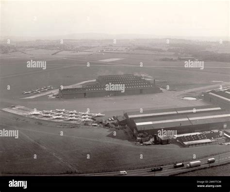 The British Aircraft Corporation site at Samlesbury Stock Photo - Alamy