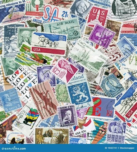 US Postage Stamps Stock Image - Image: 1042741