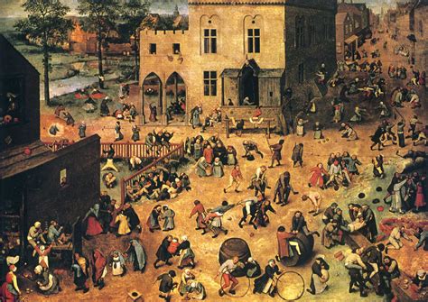 Children's Games - Pieter Bruegel the Elder - WikiArt.org ...