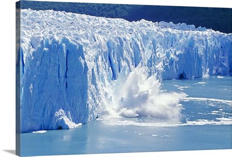 Glacier ice melting and icebergs, Moreno Glacier, Patagonia, Argentina, South America Wall Art ...