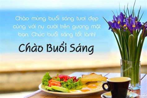 Làm thiệp chào buổi sáng tốt lành kèm lời chúc