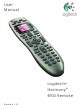 LOGITECH HARMONY 650 REMOTE CONTROL USER MANUAL | ManualsLib