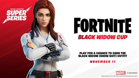 Compete in the Black Widow (Duos) Cup on November 11 | Fortnite: Battle ...